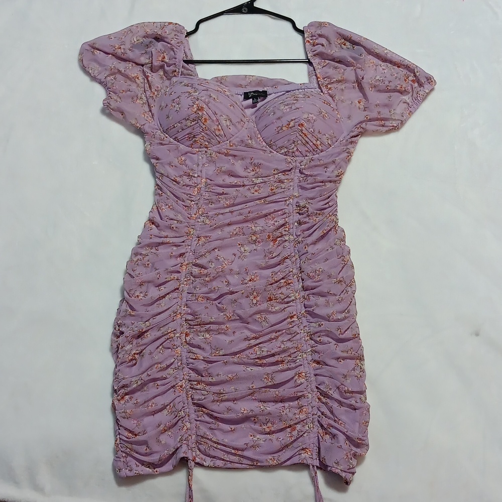 Bläshè:sz.L/Bodycon Floral Ruched Dress